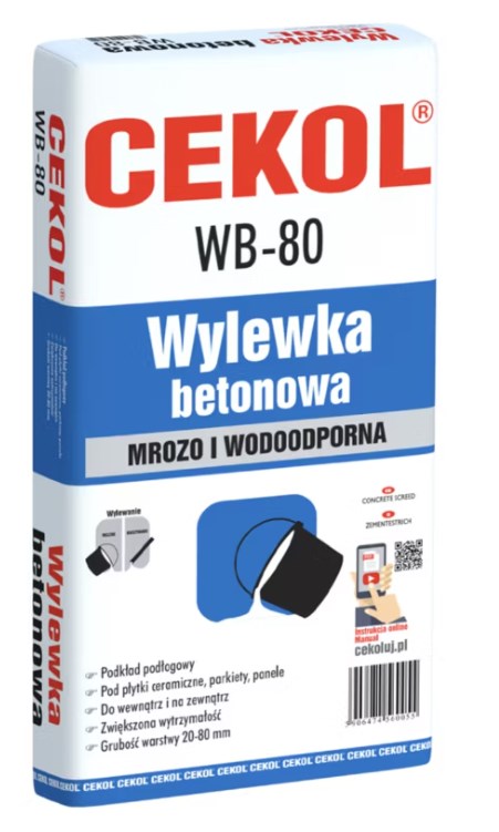 Wylewka betonowa Cekol 5 kg